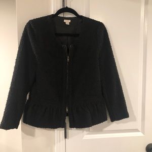 J. Crew Zip Front Jacket